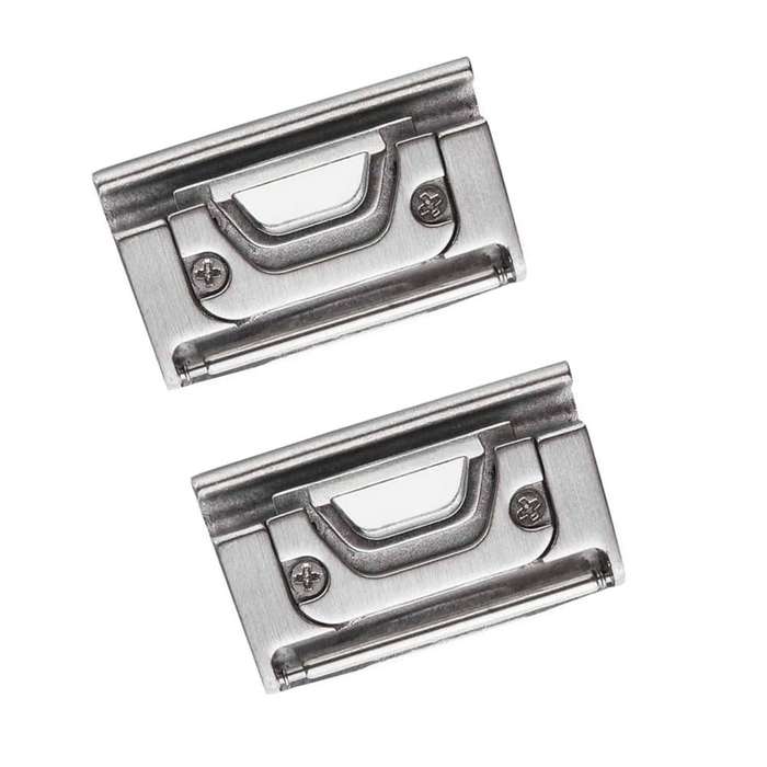 Killer Deals 20mm Steel Adapter Connectors for Garmin Fenix 5S- Silver