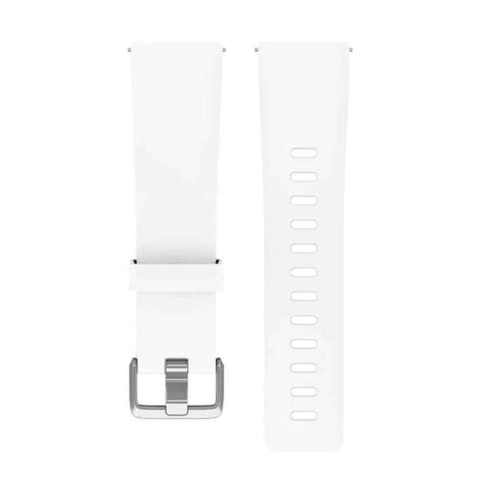 Killer Deals Silicone Strap for Fitbit Versa/Versa 2 (M/L) - White