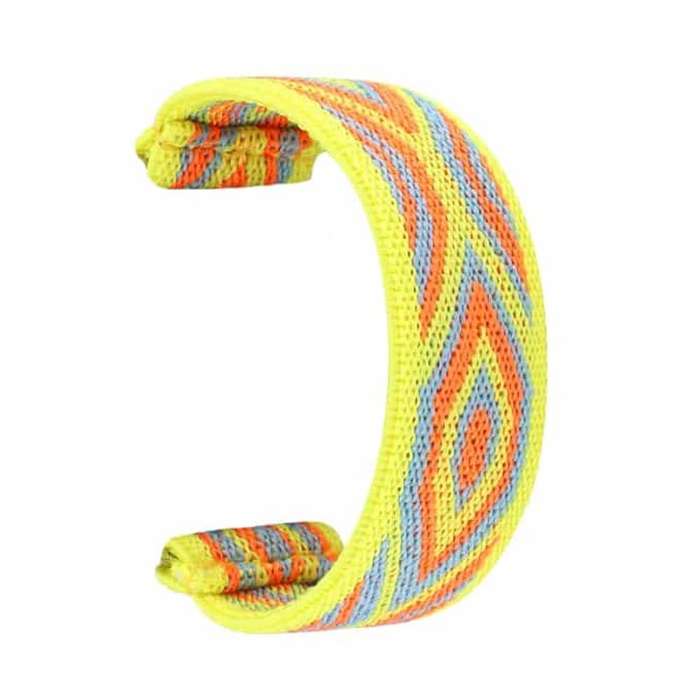 Killer Deals 42/44/45/49mm Apple Watch nylon strap - Yellow stripe (M-L)
