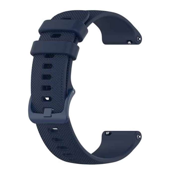 Killer Deals Garmin Forerunner 245/645/Vivoactive 3/Vivomove/Venu Silicone Strap - Navy