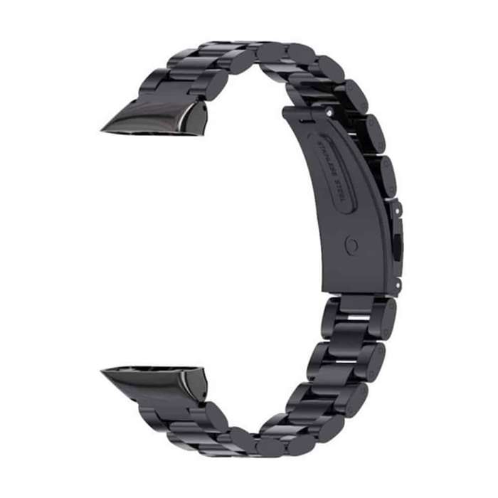 Killer Deals Stainless Steel Strap for Huawei band 6 - Black + Link removal tool