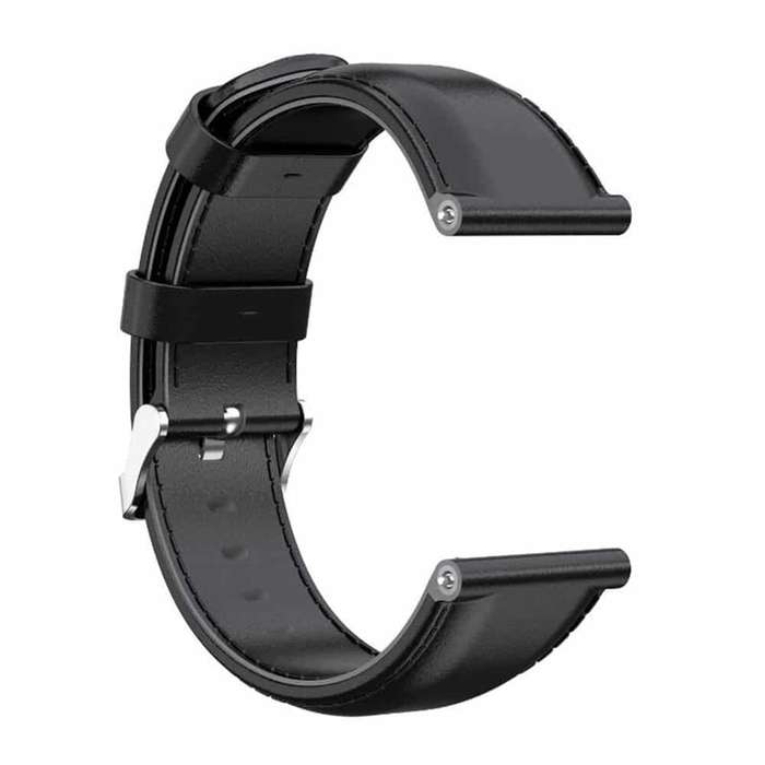 Killer Deals Leather Band for Fitbit Versa/2/Lite Blaze(23mm) - Black