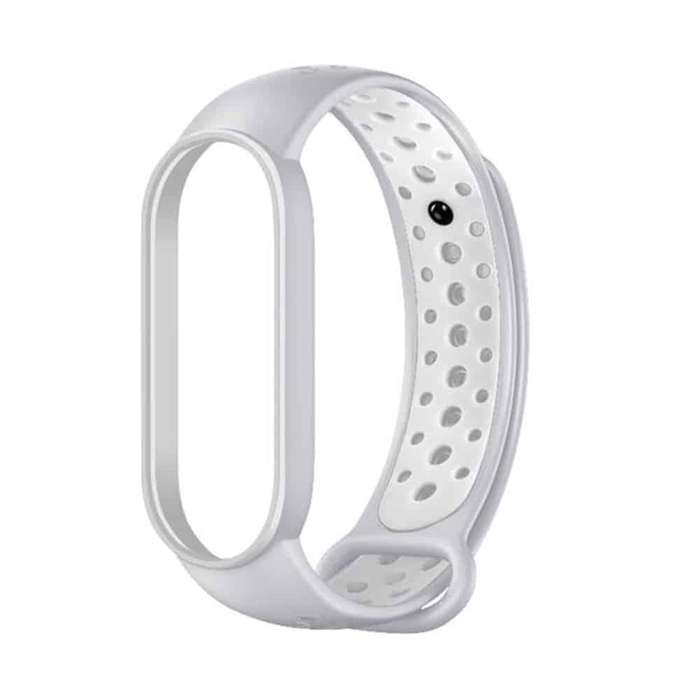 Killer Deals Silicone Band for xiaomi band 3/4 - Grey+White