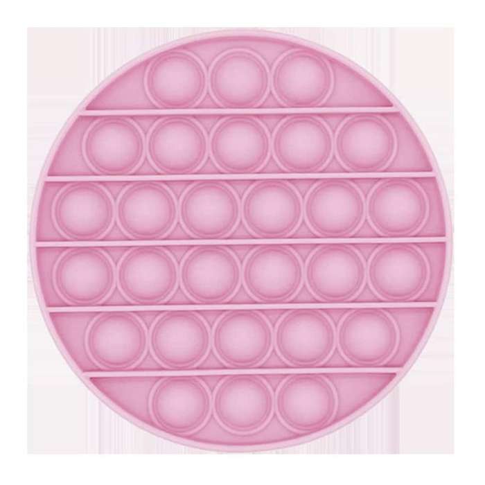 Killer Deals Sensory Stress-Relief Fidget Silicone Bubble Pop Toy/Game - Pink