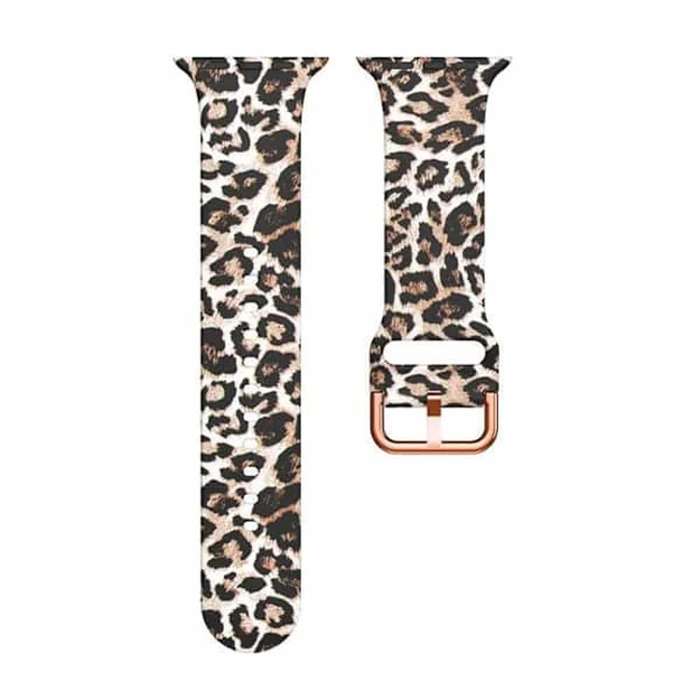 Killer Deals Leopard Animal Print Silicone Strap for 38/40/41mm Apple Watch