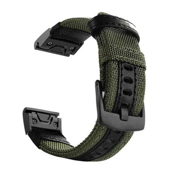 Killer Deals Quick Fit 26mm NOTA Nylon Durable Sweatproof Watch Band Strap for Garmin Fenix 5X/5X...