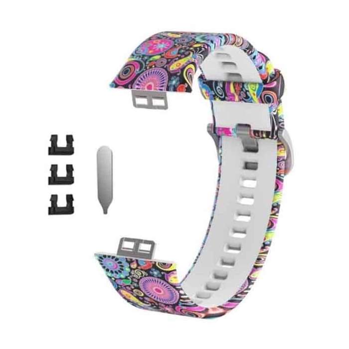 Killer Deals Silicone Band for Huawei Watch Fit - Peacock