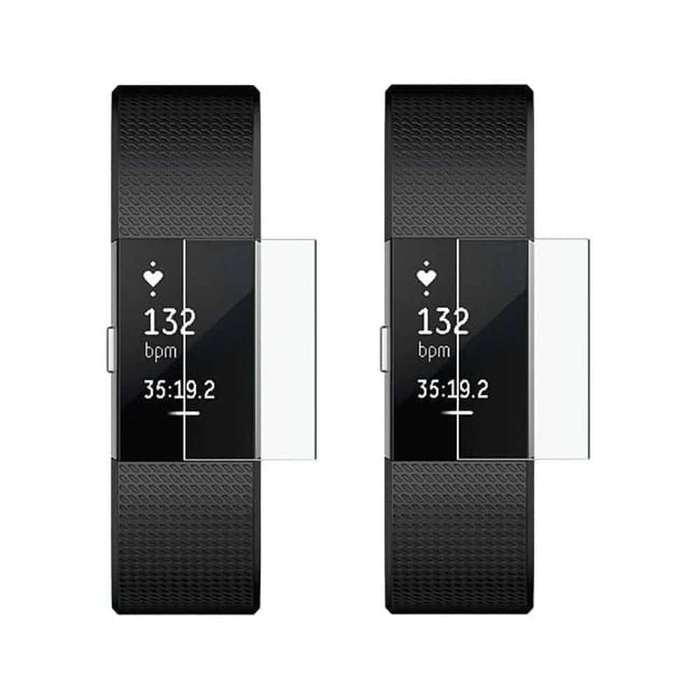 Killer Deals 31mm Scratch-Free TPU Screen Protector Film for Fitbit Charge 2 x2 Combo