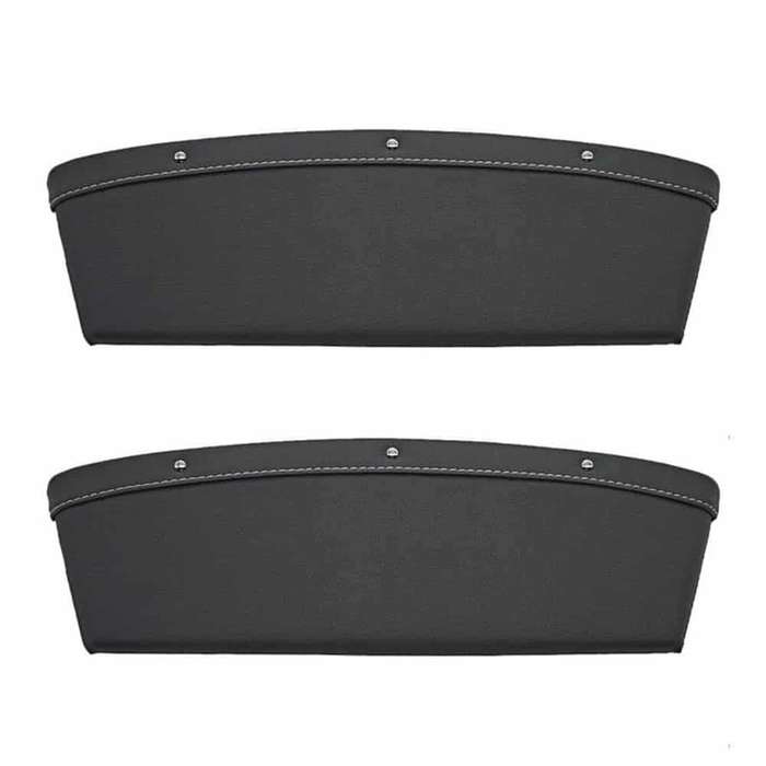 Killer Deals PU Leather Car Gap Phone Keys Wallet Storage Caddy Organizer x2
