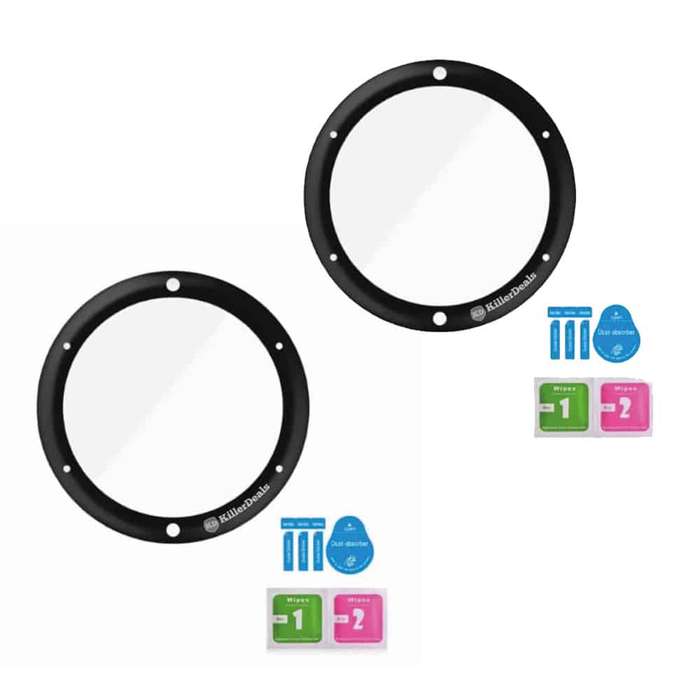 Killer Deals Anti-Scratch 3D Screen Protector for Garmin Vivoactive 4S X2 Combo