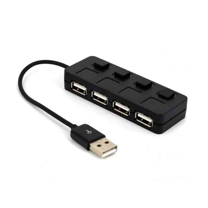 Killer Deals High Speed USB 2.0 4-Port USB Expansion Hub + Light Switches