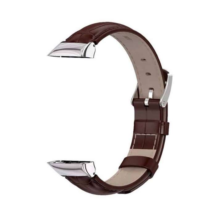 Killer Deals Leather Band for Huawei band 6 - Brown