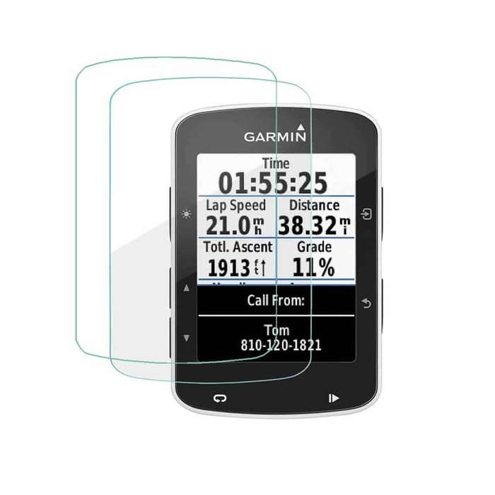 Killer Deals Anti-Shatter Tempered Glass Screen Protector for Garmin Edge 520 x2 Combo
