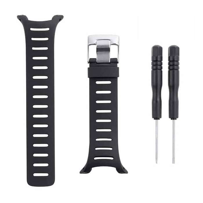 Killer Deals 34mm Silicone Strap for Suunto T1/T1C/T3/T3C/T3D/T4C/T4D- Black