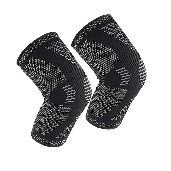 Killer Deals Elastic Sports Knee Compression Support Sleeve - Medium x2 Combo