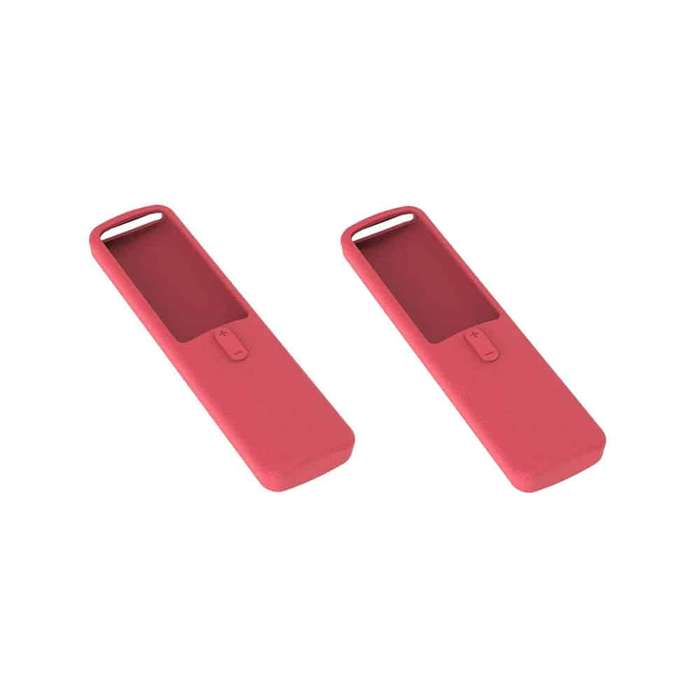 Killer Deals TV Remote Control Silicone Protector for Xiaomi MI Box S 2018- Red x2 Combo