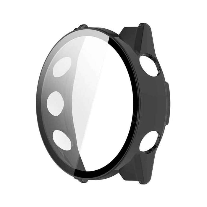 Killer Deals Tempered Glass Hard PC Protective Case for Garmin Forerunner 570 42mm - Black