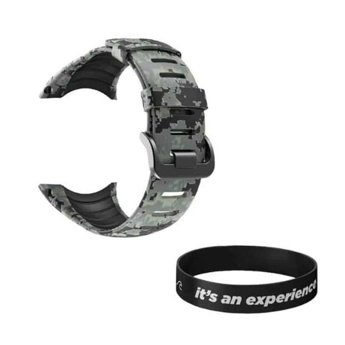 Killer Deals Camo Silicone Strap for Suunto Core + Free Wristband Combo