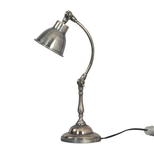 Hand Made, Solid Brass, Nickel Plated Lamp | MET1555