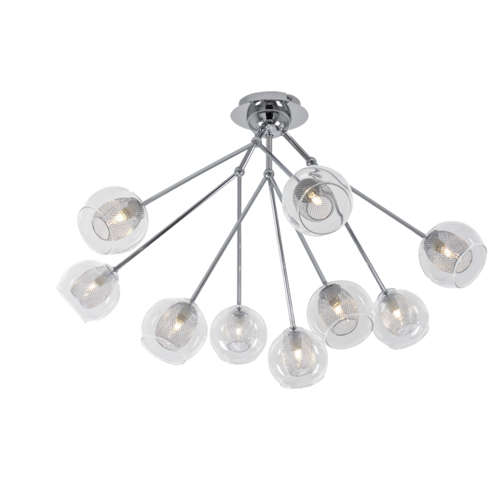Polished Chrome with Clear Glass | CF016/9 CHROME