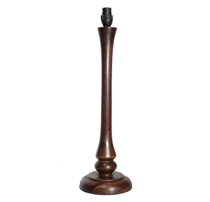 Solid Brown Wooden Table Lamp | WF10