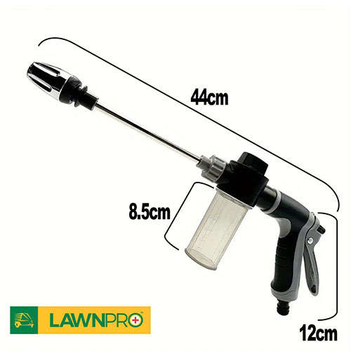 High-Pressure Spray Gun With Foam Bottle
