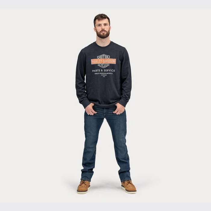 Men's Oil Can Bar &amp; Shield Slub Jersey Graphic Tee - 2XL