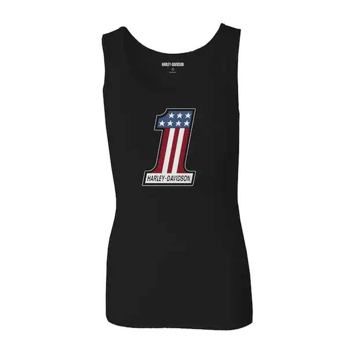 Women's Ultra Classic #1 Race Ribbed Tank - M