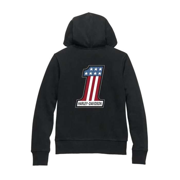 Women's Special #1 Race Zip Front Hoodie - L