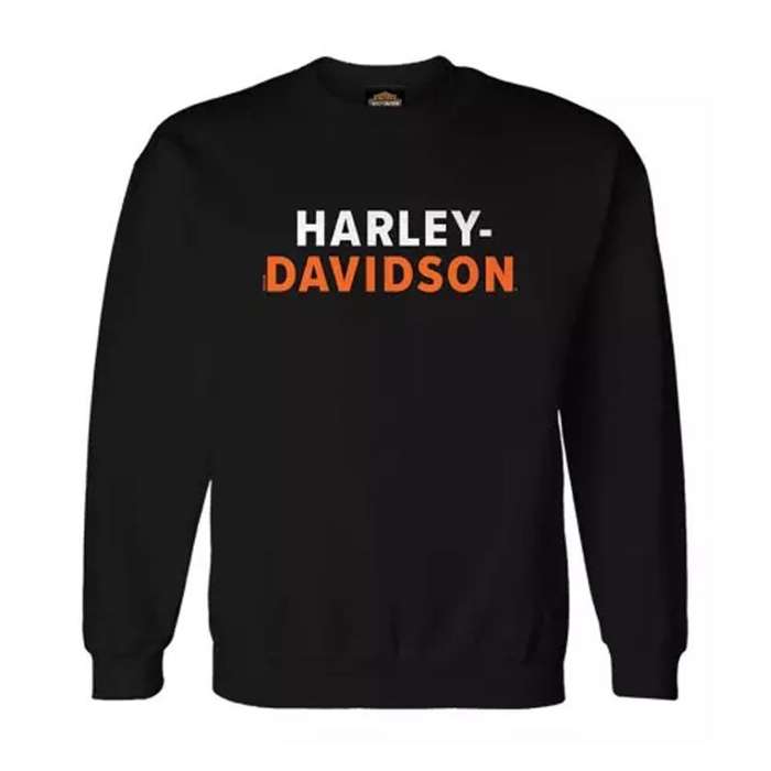 men´s Long sleeve H-D Name black - 4XL