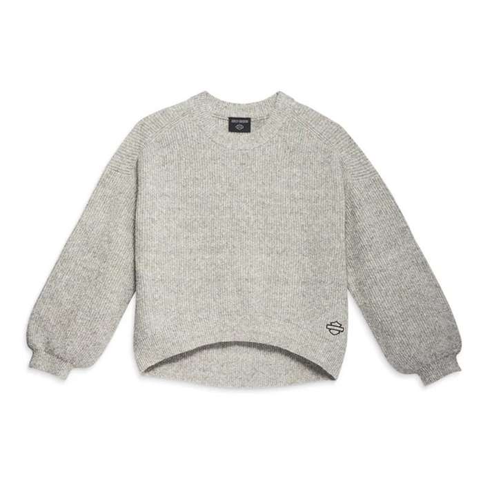 Womens Craftsmanship Sweater - Light Grey Marl - L