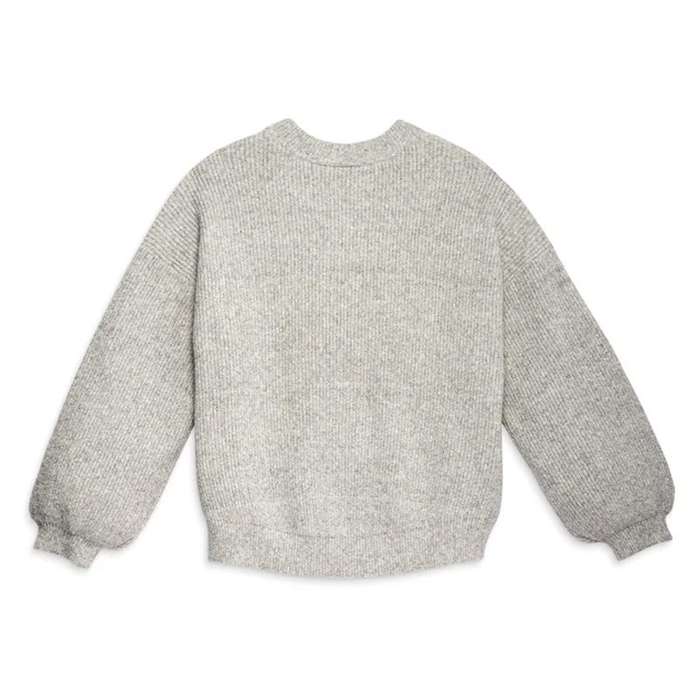 Womens Craftsmanship Sweater - Light Grey Marl - L