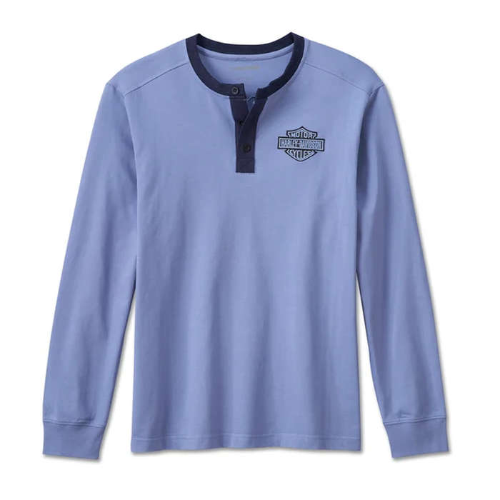 Men's Hometown Henley - Colony Blue - L