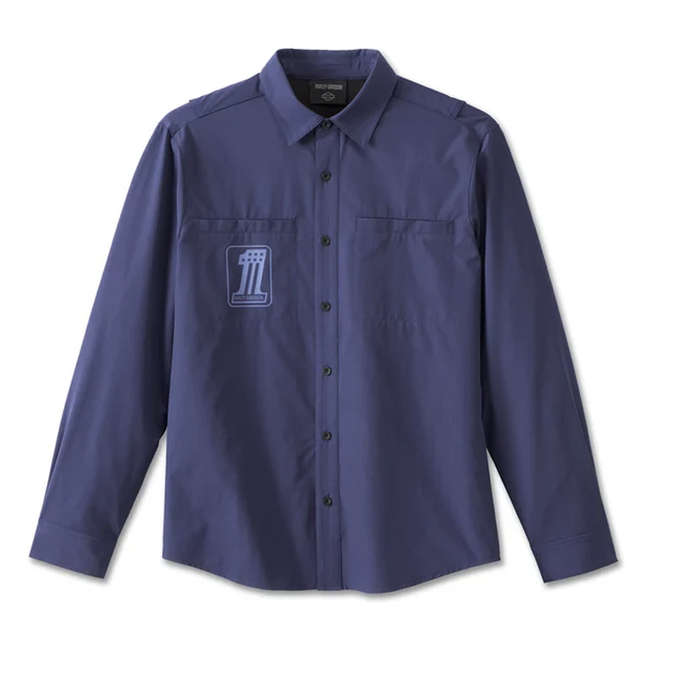 Men's #1 Performance Vented Shirt - Peacoat - L