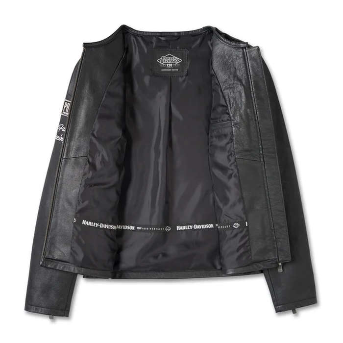 Women's 120th Anniversary Cafe Racer Leather Jacket - XL