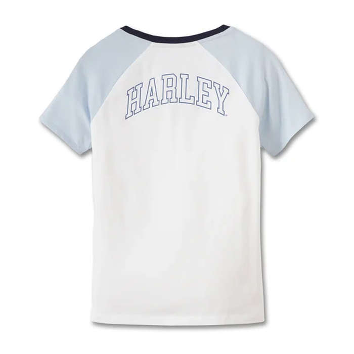 Women's United Raglan Tee - Colorblocked - Bright White - M