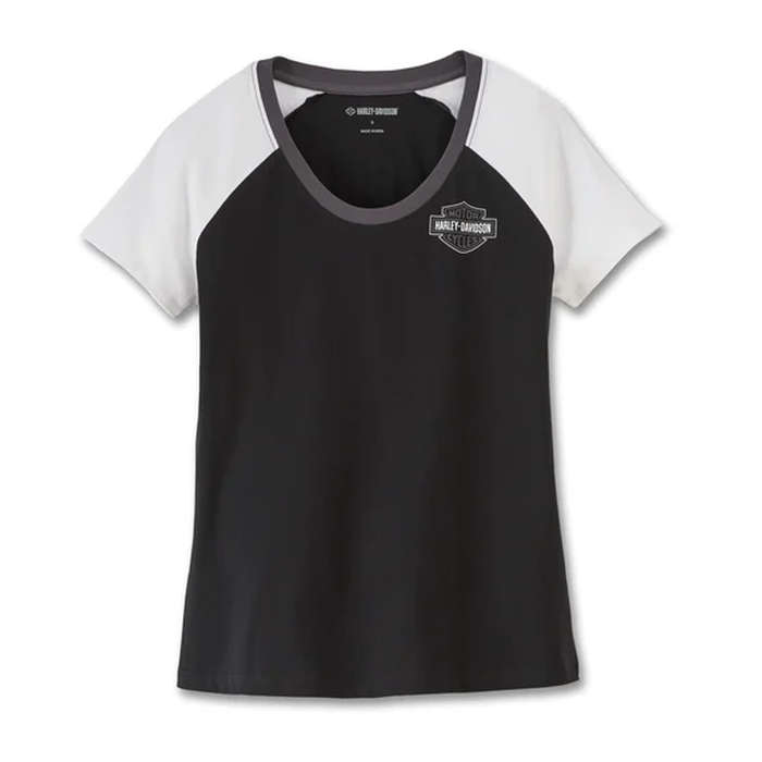 Women's United Raglan Tee - Colorblocked - Black Beauty - L