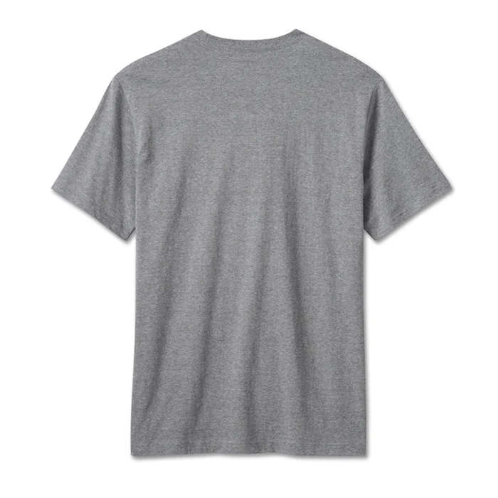 Men's Willie G Skull Tee - Medium Heather Grey - S