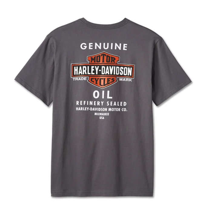 Men's Oil Can Tee - Blackened Pearl - M