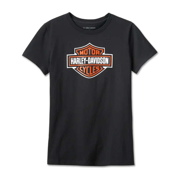 Women's Bar &amp; Shield Short Sleeve Tee - Black Beauty - 1W