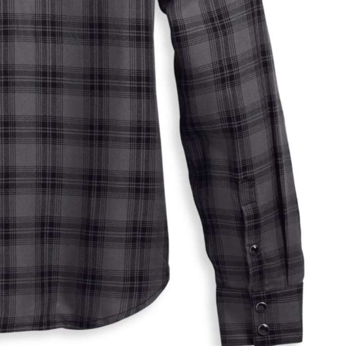 Women's Classic Enchanted Shirt - YD Plaid - Blackened Pearl - XL