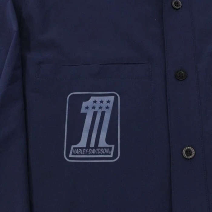 Men's #1 Performance Vented Shirt - Peacoat - L