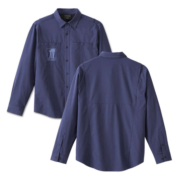 Men's #1 Performance Vented Shirt - Peacoat - L