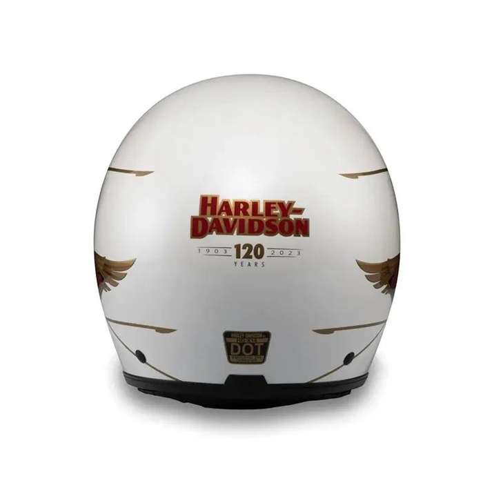 120th Anniversary Diamond H-D X14 SUN SHIELD 3/4 HELMET - 2XL