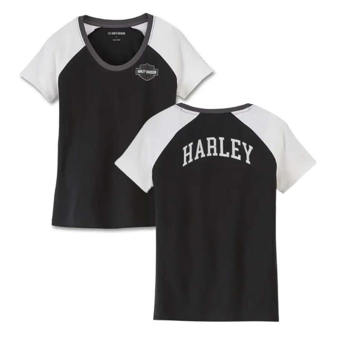 Women's United Raglan Tee - Colorblocked - Black Beauty - L