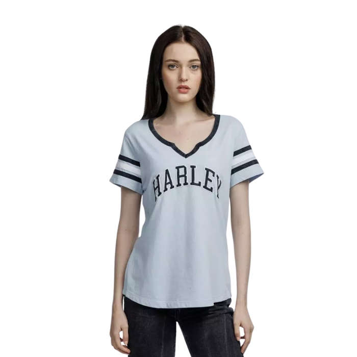 Women's American Notch Neck Tee - Skyway - 1W