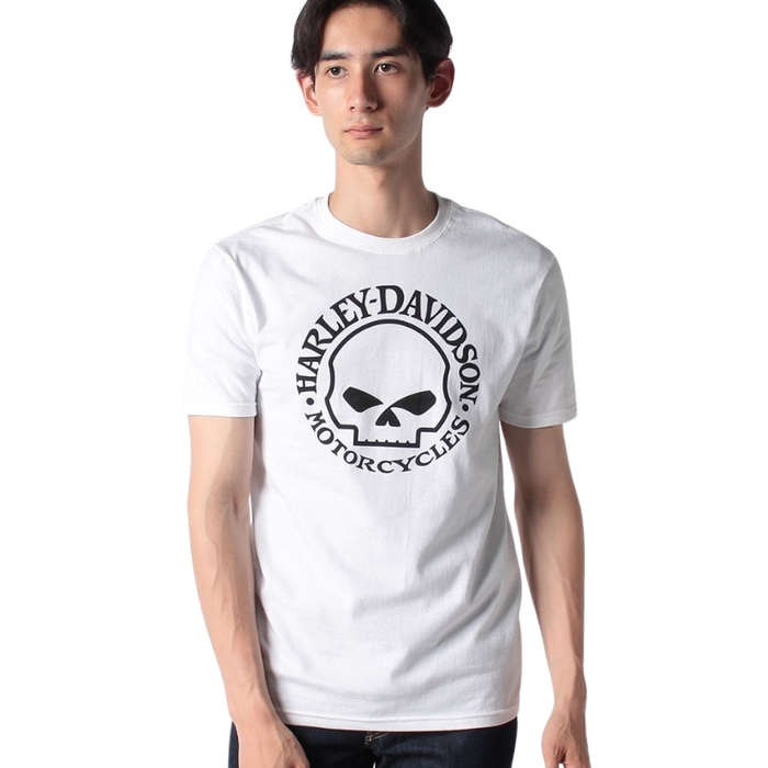 Men's Willie G Skull Tee - White - 4XL