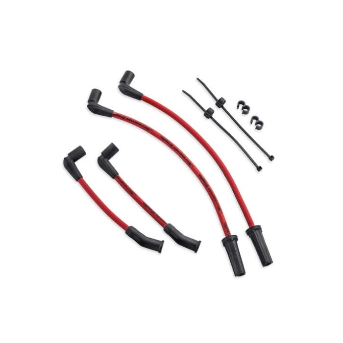 Screamin' Eagle 10MM Phat Spark Plug Wires - Red