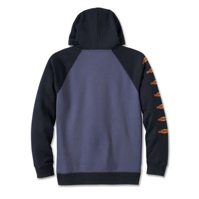 Men's Old English Stacked Bar & Shield Raglan Hoodie - S