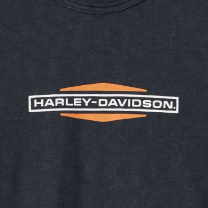 Men's Stacked Bar & Shield Slub Tee - L